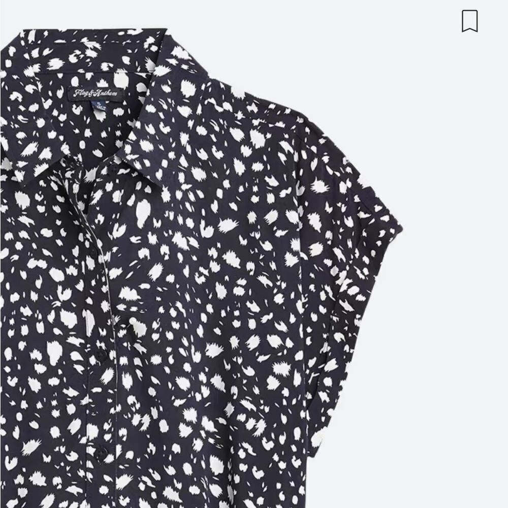 Flag & Anthem Remy Navy Shirt Dress - Picture 9 of 9
